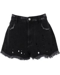 Isabel Marant - Shorts "Aecia" Con Ricami - Lyst