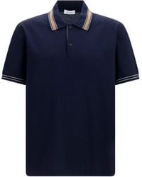Ferragamo - Cotton Piqué Polo Shirt - Lyst