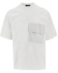 Laminar - Contrast Pockets T-Shirt - Lyst
