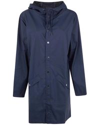 Rains - "W3" Long Jacket - Lyst