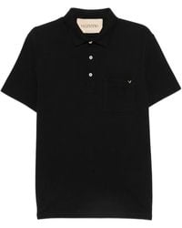 Valentino - Vgold Cotton Polo Shirt - Lyst