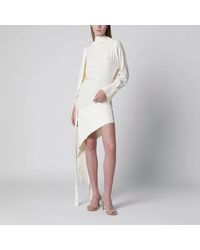 Francesco Murano - Asymmetric Silkblend Dress - Lyst