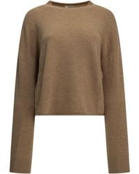 Autry - Crew-Neck Sweater With Logo - Lyst
