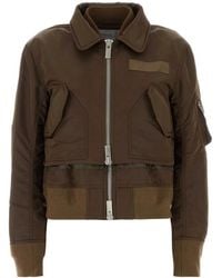 Sacai - Nylon Bomber Jacket - Lyst