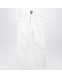 Tom Ford - Jeans With Bikereffect Details - Lyst