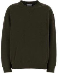 Jil Sander - Cotton Sweatshirt - Lyst