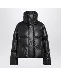 MM6 by Maison Margiela - Short Padded Faux Leather Jacket - Lyst