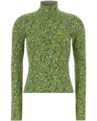 Loewe - Embroidered Viscose Blend Sweater - Lyst