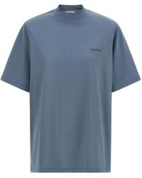 The Attico - Mock-Neck T-Shirt - Lyst