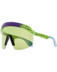 Gucci - Mask Frame Sunglasses - Lyst