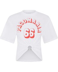 Rabanne - Cotton Elastane T-Shirt - Lyst