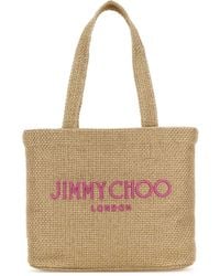 Jimmy Choo - Beach Tote E/W M - Lyst