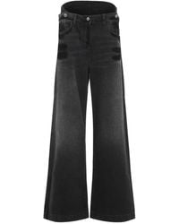 The Attico - Long Trousers Denim - Lyst