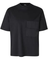 Laminar - Contrast Pockets T-Shirt - Lyst