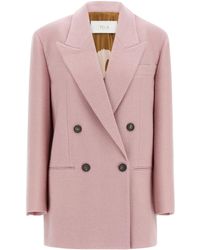 Tela - Nomade Herringbone Double-Breasted Blazer - Lyst