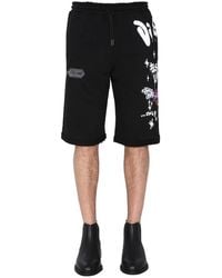 DISCLAIMER - Bermuda With Screen Print - Lyst