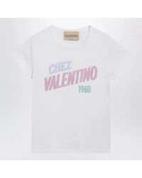 Valentino Garavani - Chez 1960 Print Cotton Jersey T-Shirt - Lyst