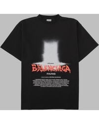 Balenciaga - Cotton Jersey T-Shirt - Lyst