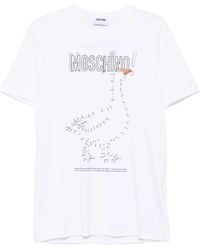 Moschino - Moschino T-Shirt With Printed Logo - Lyst