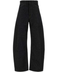 Lemaire - High Waisted Curved Pants - Lyst