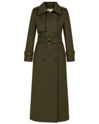 MICHAEL Michael Kors - Belted Trench Coat - Lyst