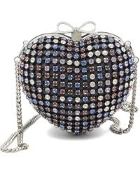 Self-Portrait - Crystal Embellished Clutch - Lyst