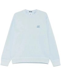 C.P. Company - C.P.Company Logo Embroidered Sweatshirt - Lyst