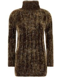 Dries Van Noten - Chenille Tagic Sweater Dress - Lyst