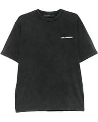 KARL LAGERFELD - Logo T-Shirt - Lyst