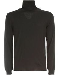 Zanone - High Neck Flex Wool Sweater - Lyst