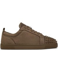 Christian Louboutin - Lace-Up Flat Sneakers - Lyst