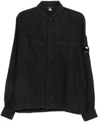 C.P. Company - Long-Sleeved Mini Utility Shirt With Front Pockets - Lyst