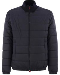Kiton - Technical Fabric Bomber Jacket - Lyst