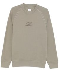 C.P. Company - C.P.Company Sweatshirt With Embroidered Logo - Lyst