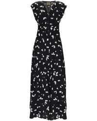 Alysi - V-Neck Long Dress - Lyst