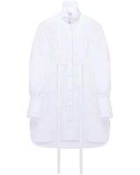 McQueen - Optical Cotton Clothing Dresses - Lyst
