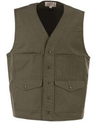 Filson - Cotton Utility Vest With Patch Pockets - Lyst