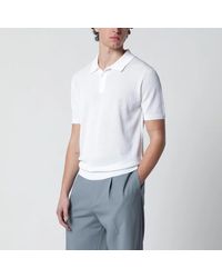 Roberto Collina - Openwork Cotton Polo - Lyst