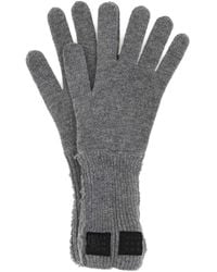 MM6 by Maison Margiela - Wool Blend Gloves - Lyst
