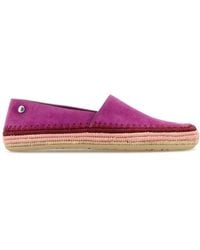Loewe - Paula's Ibiza Fuchsia Suede Paula S Ibiza Rio Espadrilles - Lyst