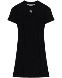 Palm Angels - Monogram Mini Dress - Lyst
