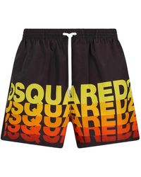 DSquared² - Logo-Print Swim Short - Lyst