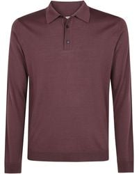 Nuur - Long Sleeves Serafino Neck Sweater - Lyst