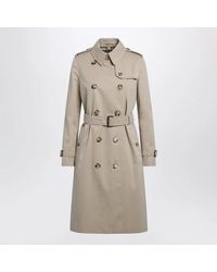 Burberry - Long Kensington Heritage Cotton Trench Coat - Lyst