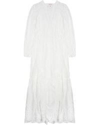 MC2 Saint Barth - Long Dress Sylvia Cotton - Lyst