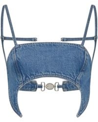 Marine Serre - Top Denim - Lyst