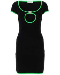 Ambush - Stretch Viscose Mini Dress - Lyst