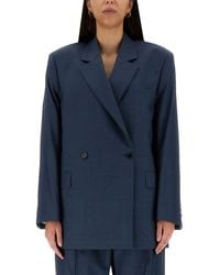 Acne Studios - Stylish Wool Jacket With Unique Button Closure - Lyst