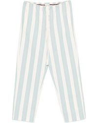 forte_forte - Striped Drawstring Trousers - Lyst