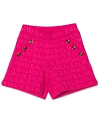 Balmain - Bermuda Side Buttons - Lyst